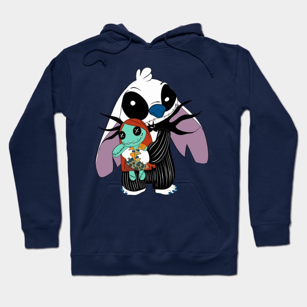 Nightmare before Christmas Stitch Hoodie by Nykos